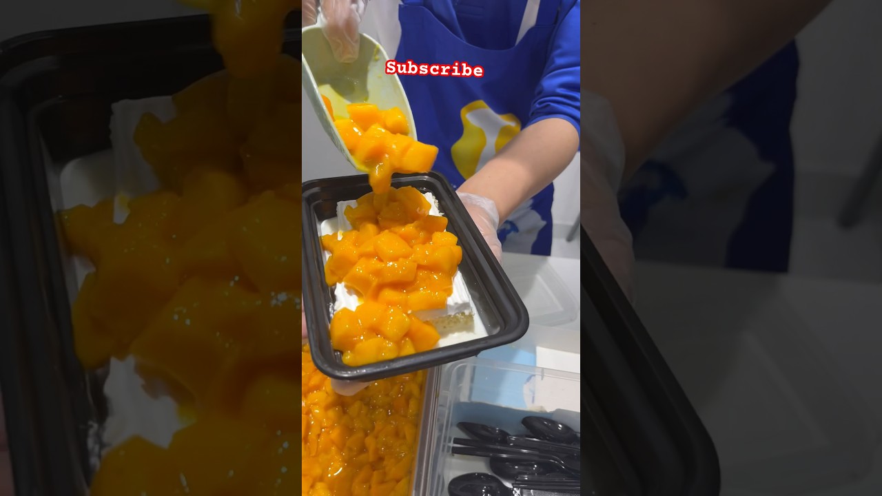 Mango milk cake b.laban #shorts #short #mango #milkcake #sweet #2024 #trending #viral #food #dubai