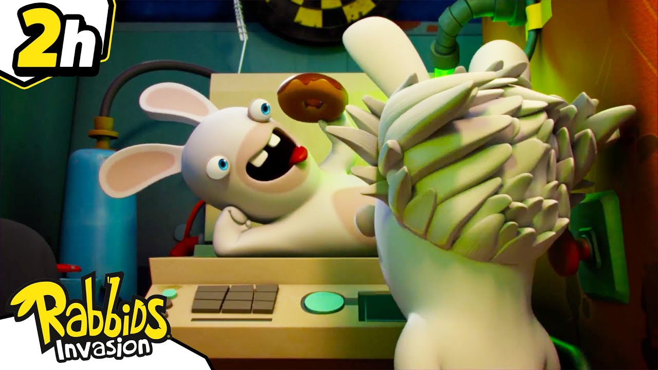 RABBIDS INVASION | Big Compilation 2H The Rabbids see double! | Raving Rabbids