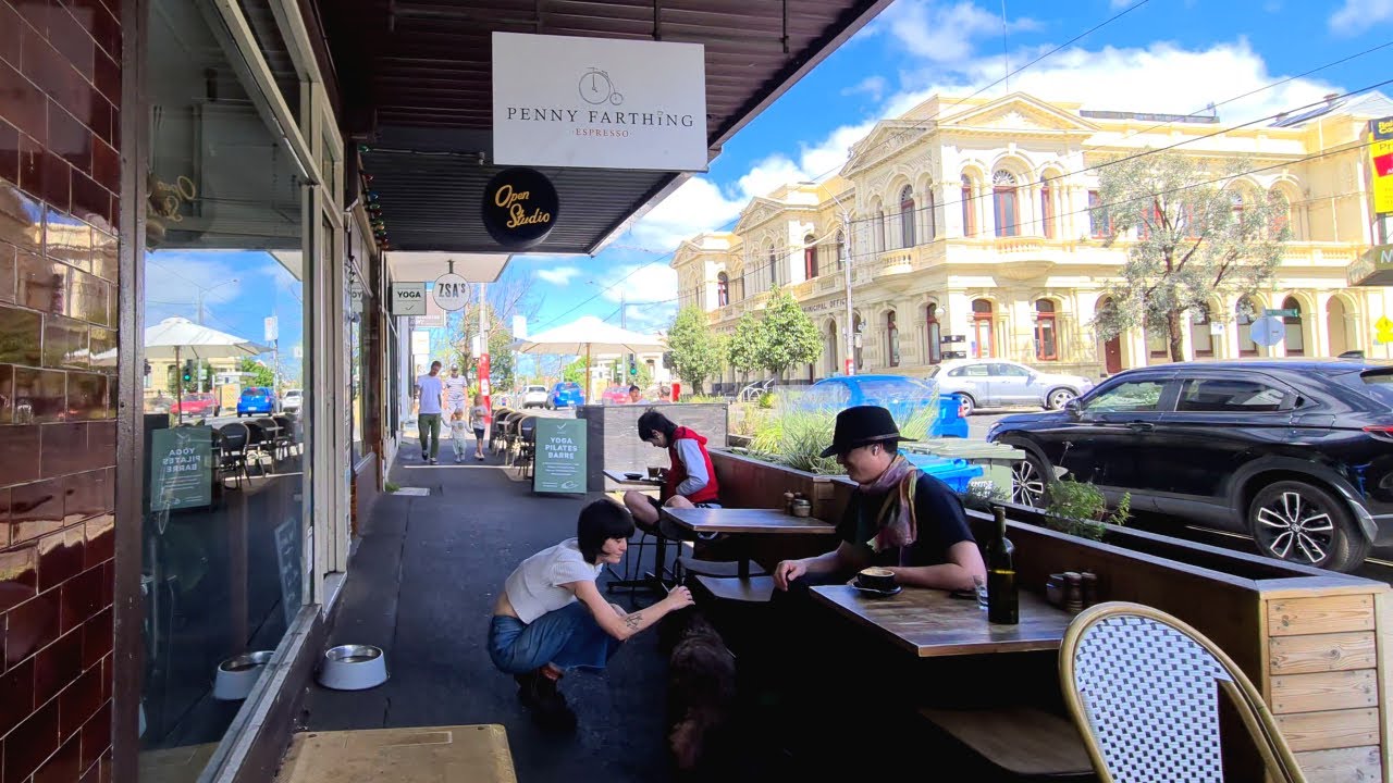Northcote Melbourne Suburb Walking Tour. High Street. Australia 4K