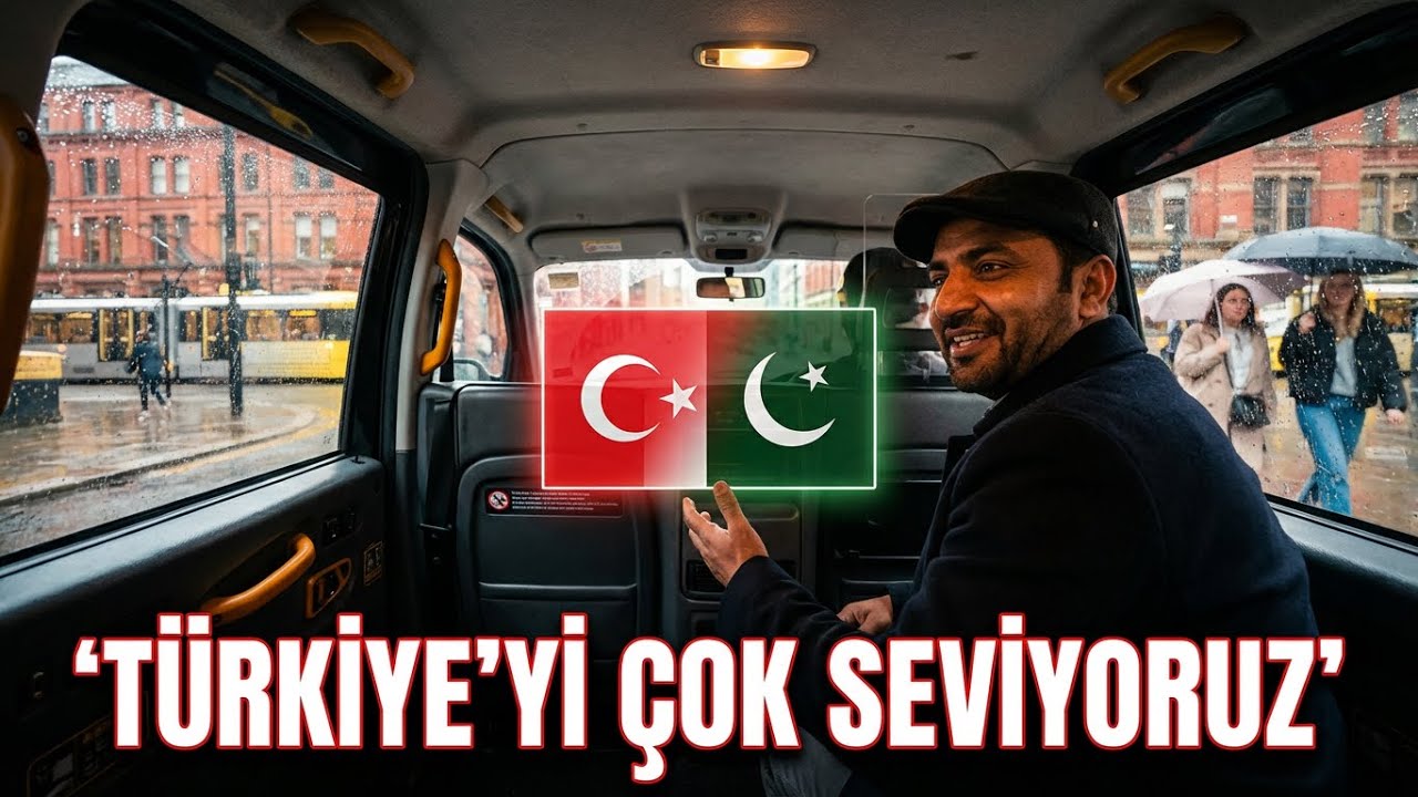 PAKISTANLI Taksicinin TÜRKİYE Sevgisi | Manchester SOKAKLARI