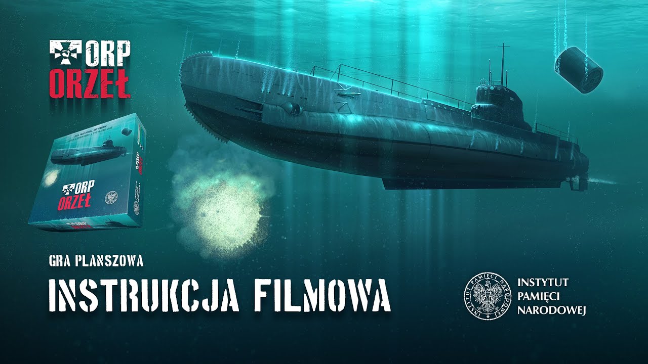 🎲 Planszowa GRA wojenna: ⚔ ORP ORZEŁ 🌊 [INSTRUKCJA]