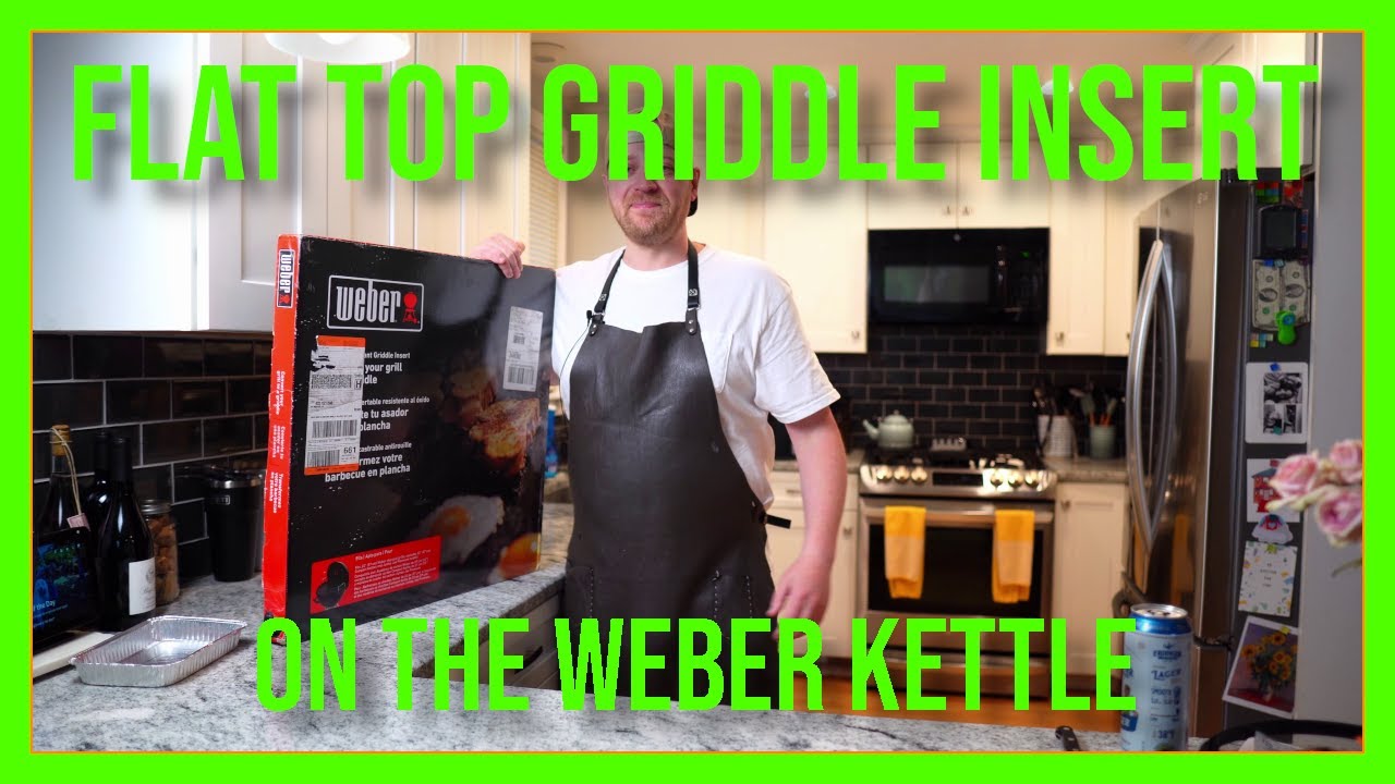 Weber Kettle Flat Top Griddle Insert - unboxing, review and first cook - Smash Burgers!
