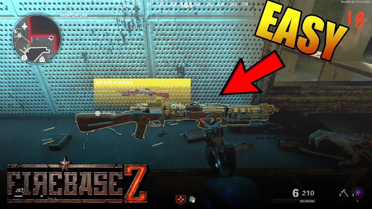 RAI-K84 GUIDE! HOW TO BUILD THE WONDER WEAPON FIREBASE Z