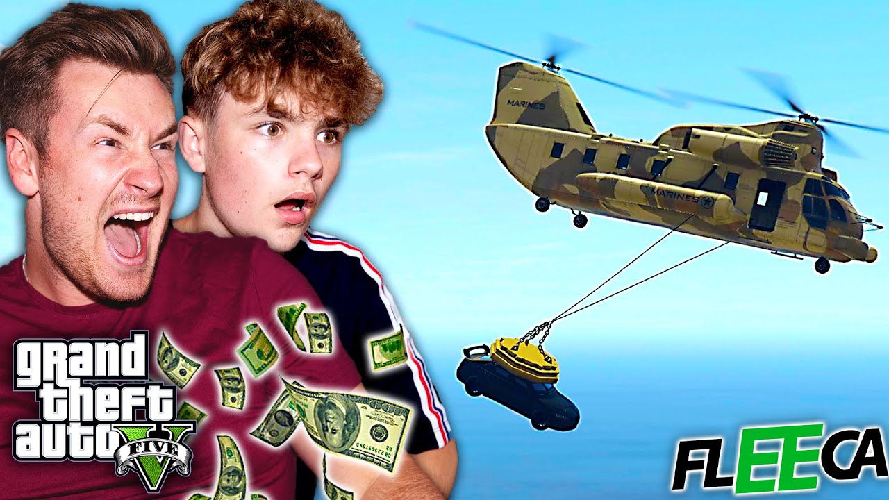 МЫ ЗАВЕРШИЛИ ОГРАБЛЕНИЕ БАНКА ФЛИКА В GTA 5