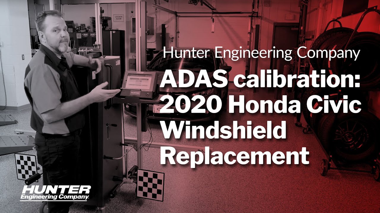 Калибровка ADAS: замена лобового стекла на Honda Civic 2020 года