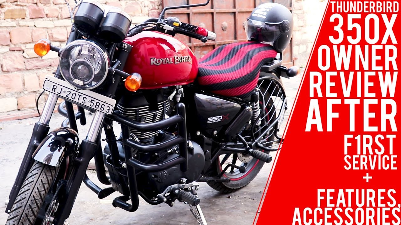 Royal Enfield ThunderBird 350x ABS Owner's Review After First Service [HINDI]