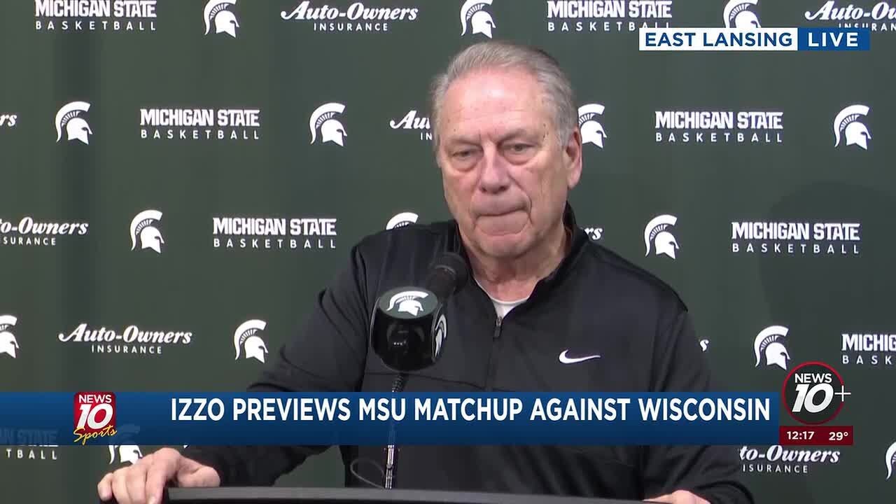 Tom Izzo previews Michigan State’s matchup with Wisconsin