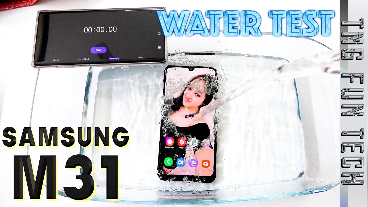 Samsung Galaxy M31 - WATER TEST