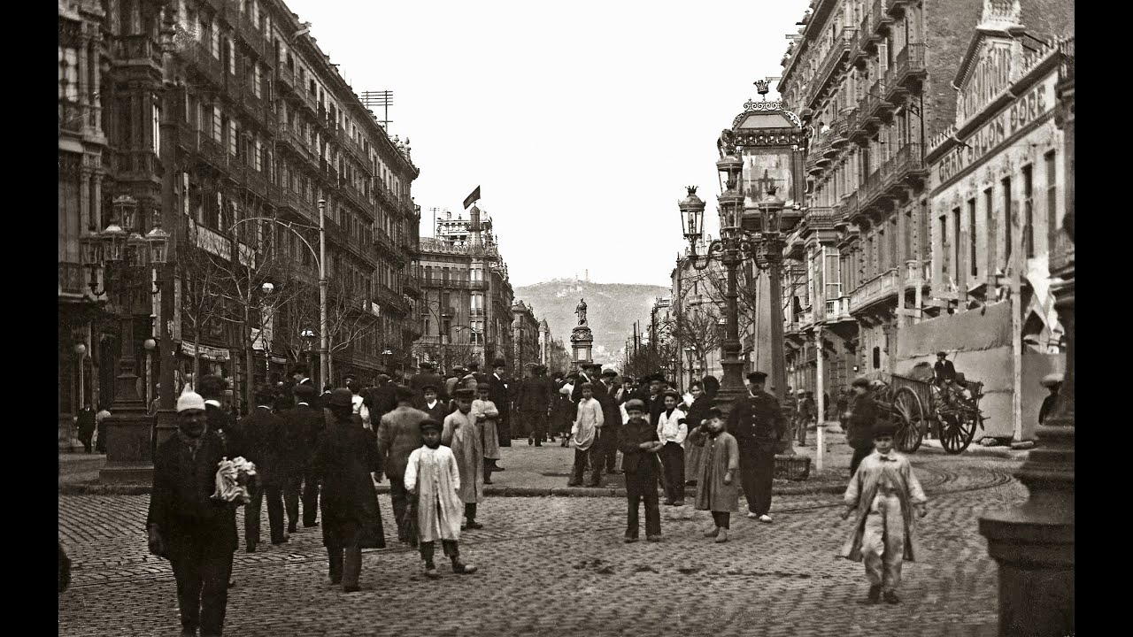 Rambla de Catalunya, Barcelona fotos antiguas con historia