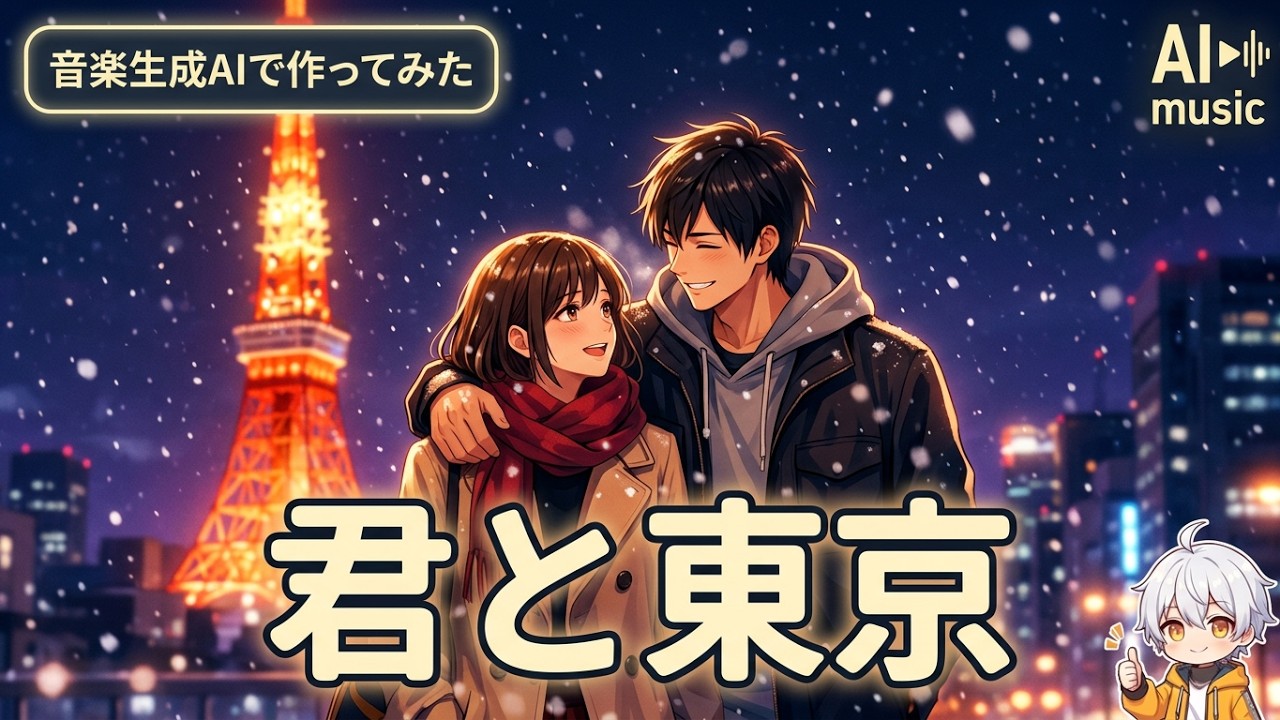 君と東京【音楽生成AIで作ってみた】＃1780 #JapaneseBallad #MoodKayou