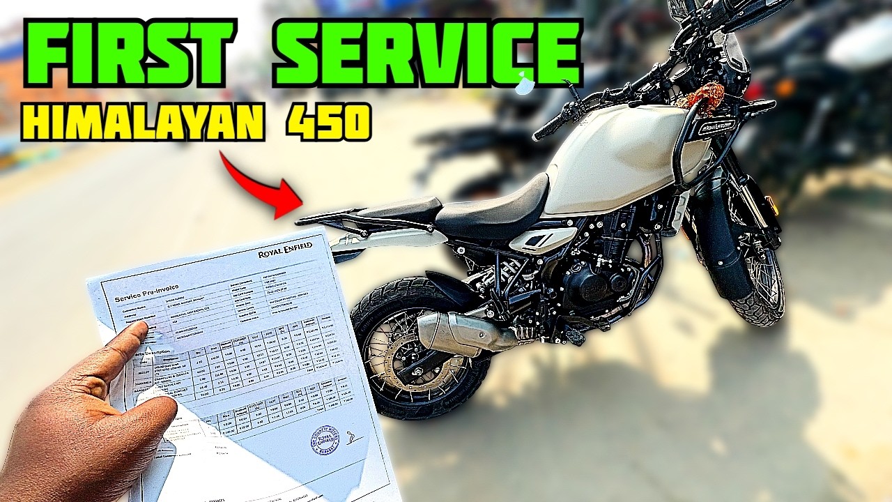 Himalayan 450 1st Service | 1st Service Cost ?
