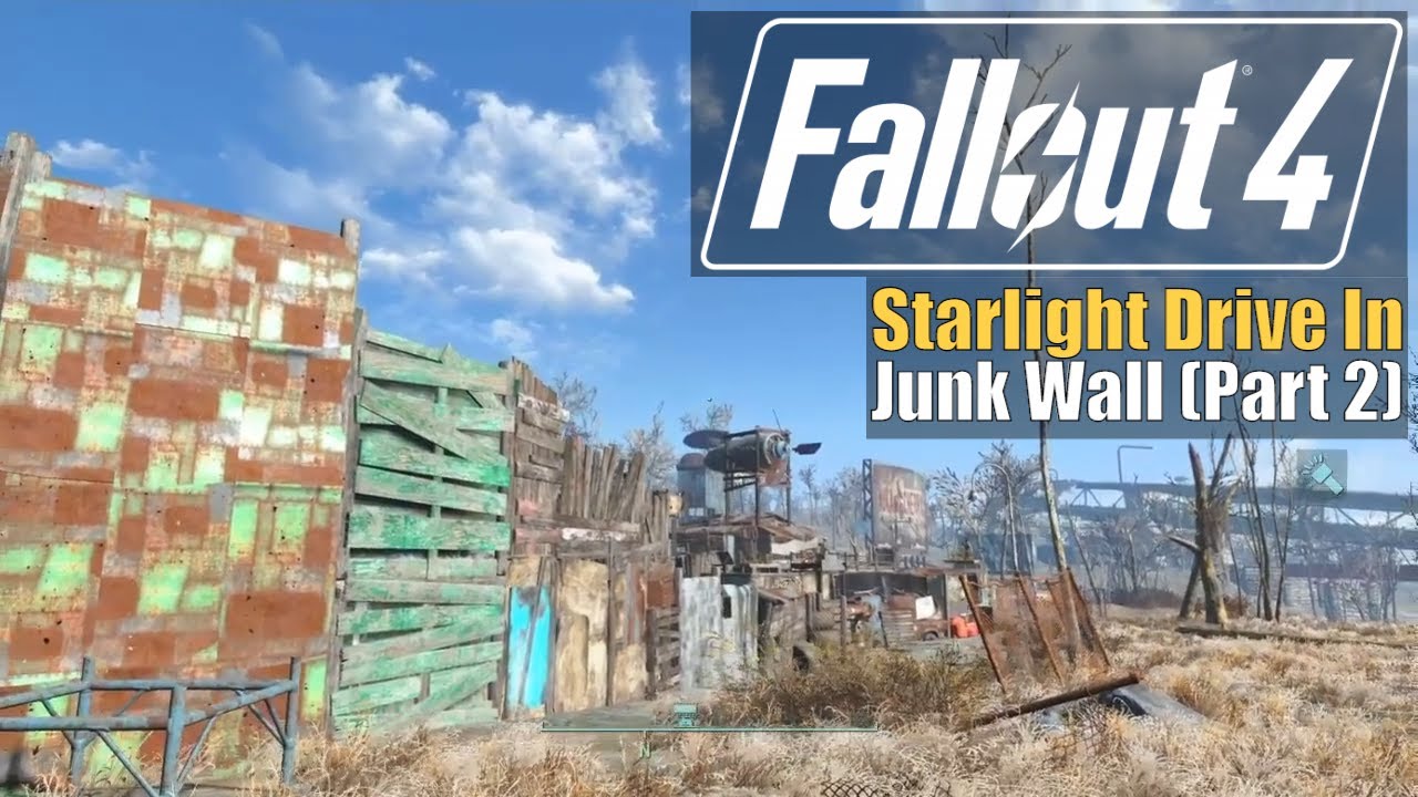 Fallout 4 - Starlight Drive In Junk Wall (Part 2)
