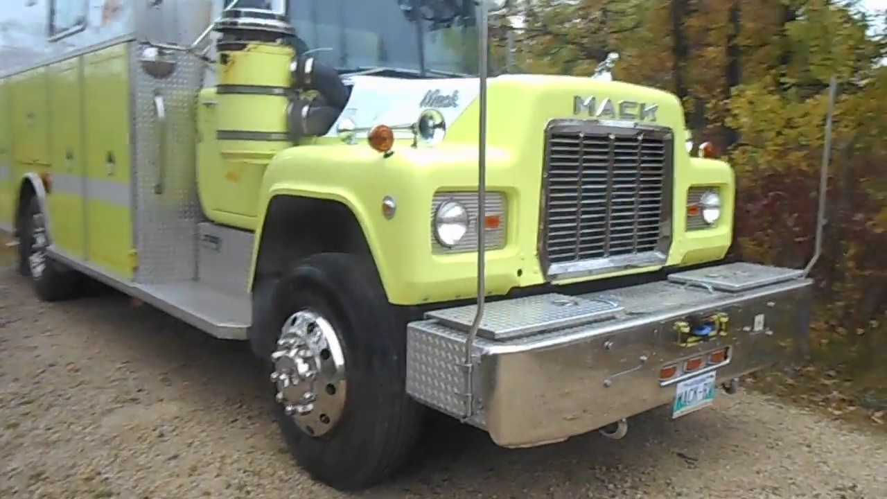 Fire Truck Motor-Home By Mack