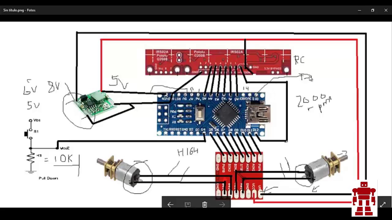 Como hacer un robot velocista # 7 - Programación de los sensores