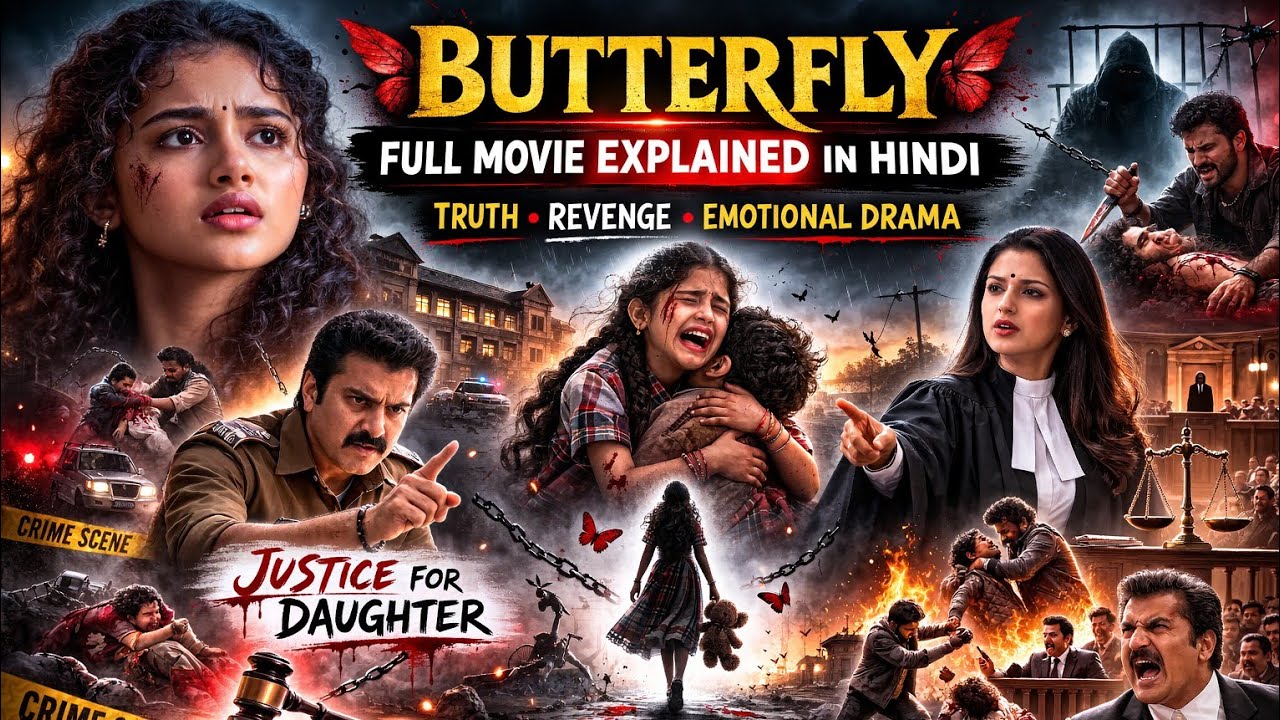 Butterfly (2026) Full Movie Explained in Hindi | Emotional Crime Thriller | Shocking Twist