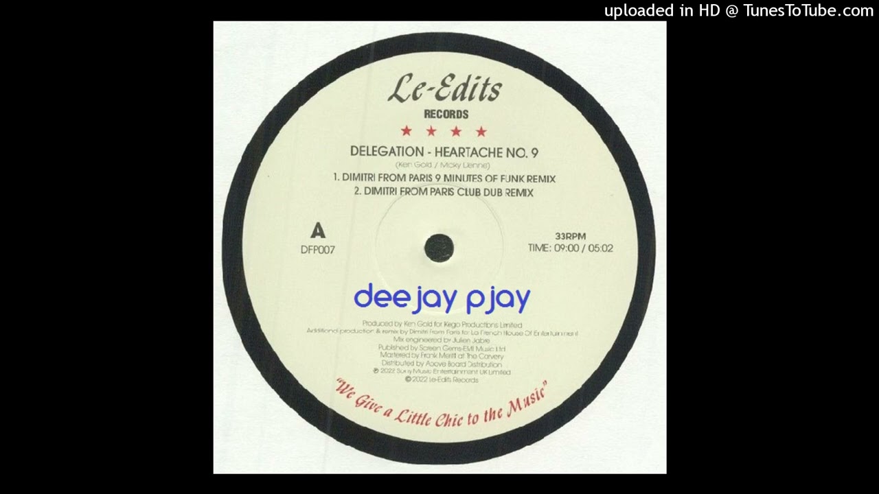 Delegation - Heartache No.9 (Dimitri From Paris 9 Minutes Of Funk Remix)