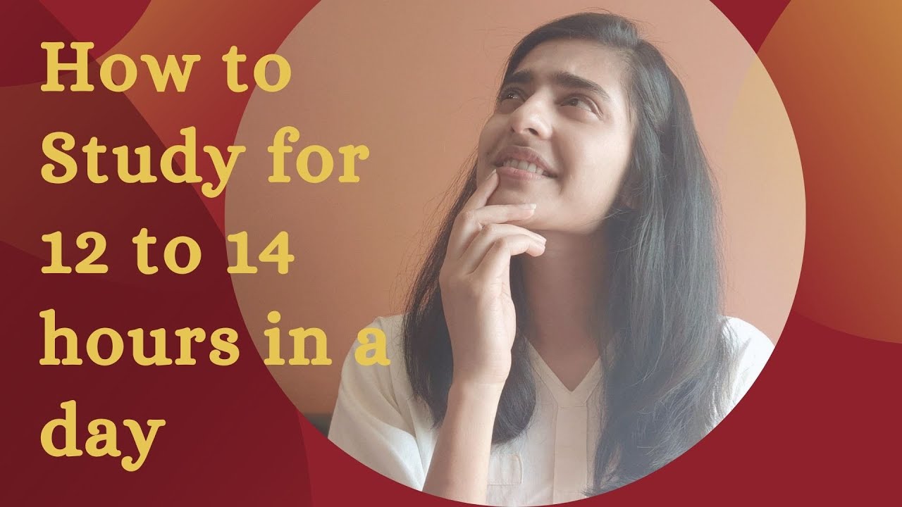 How to Study for long hours with full focus | CA Exams