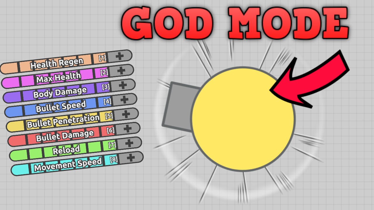 GOD MODE / INSTANT LEVEL UP / I AM ARENA CLOSER (Diep.io New Sandbox Gamemode/Diep.io Hack/Mod)