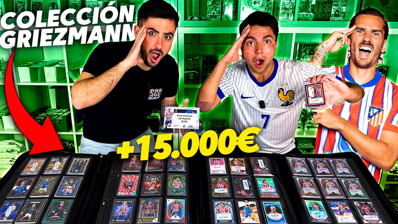 Visit&eacute; al MEJOR COLECIONISTA de ANTOINE GRIEZMANN del MUNDO