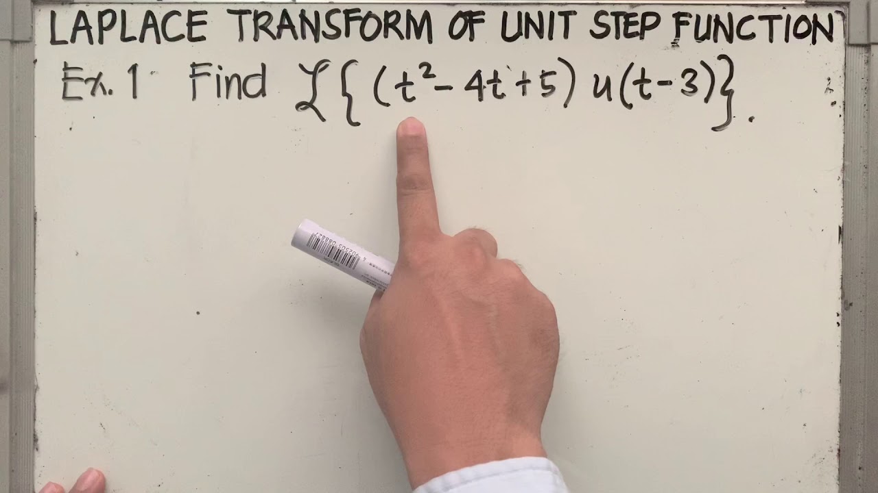 Laplace Transform of Unit Step Function | AEM Video 1