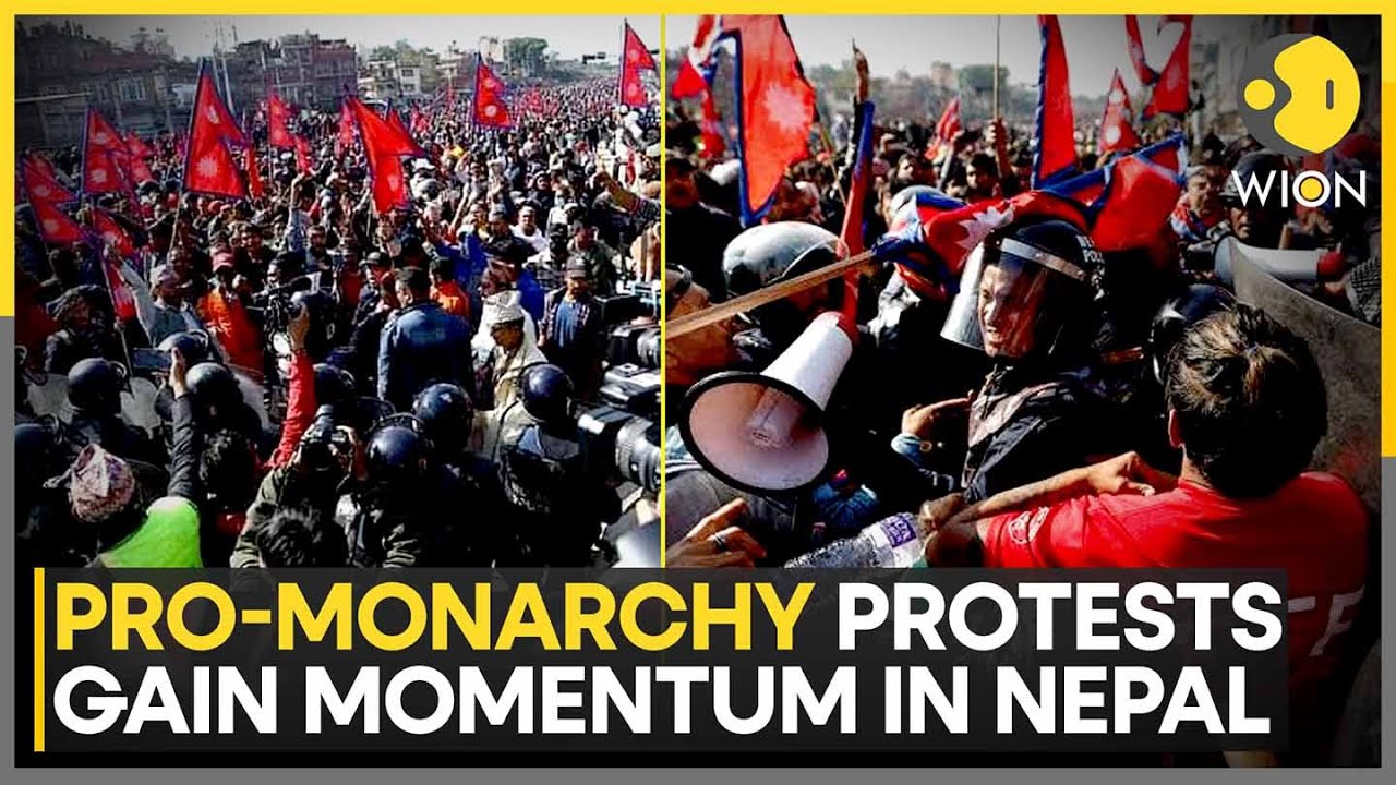 Nepal: Thousands Rally In Nepal Pro-Monarchy Protest, Lend Support To Ex-King Gyanendra Shah | WION