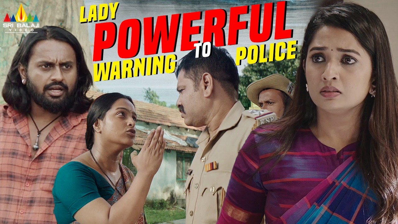 Lady Powerful Warning To Police Officer | Black & White | Sonal, Mouna | Latest Hindi Movie Scenes