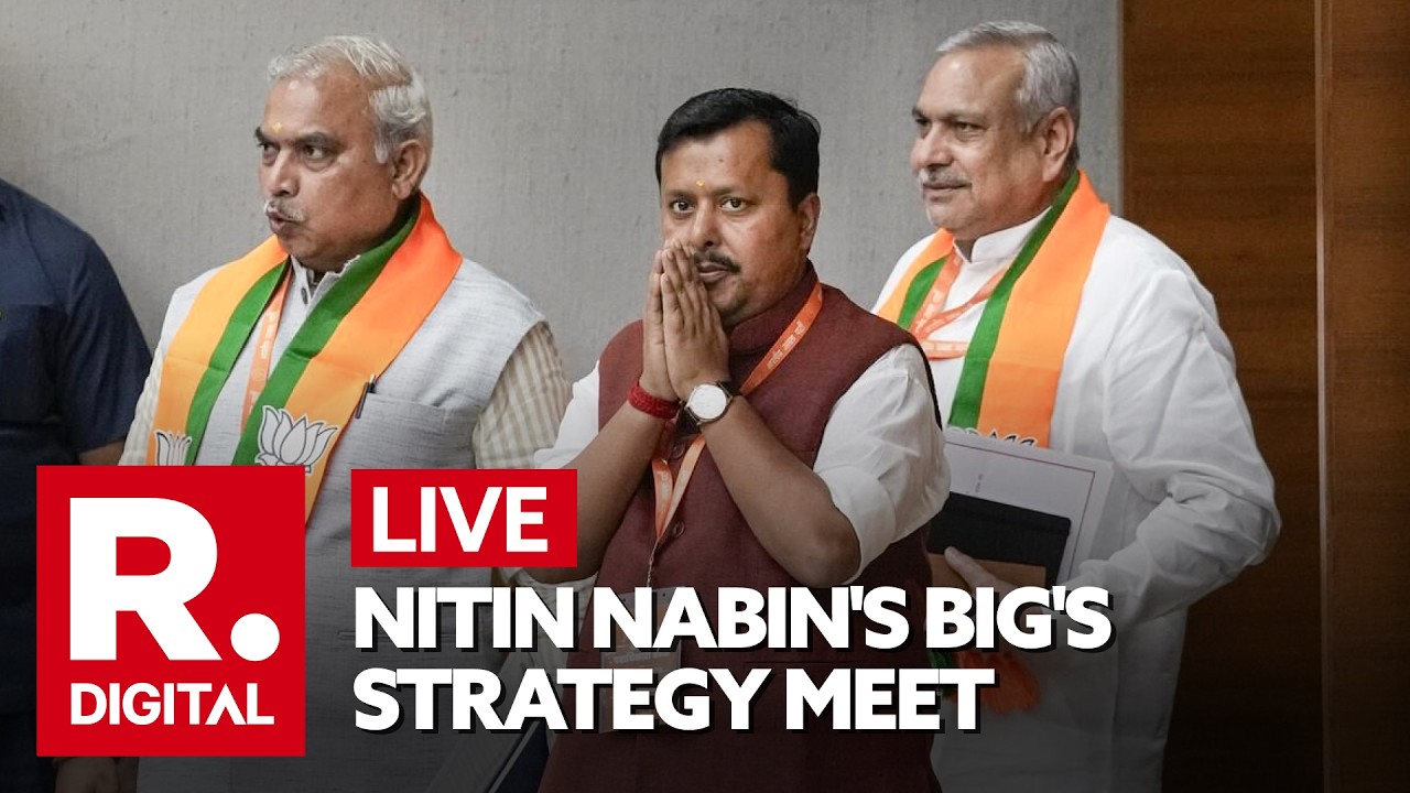 LIVE: BJP chief Nitin Nabin's New Team Holds First Meet, Gears Up For 2027 Assembly Polls
