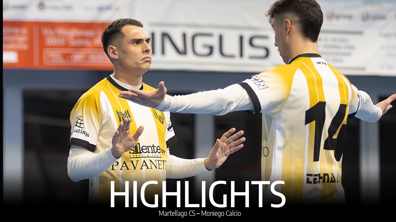 HIGHLIGHTS | Martellago C5 vs Moniego Calcio⚽ Serie C2✅ Vittoria 5-1