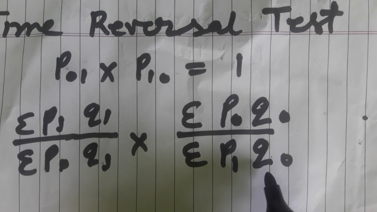 Index  numbers time  reversal test Paasche  method