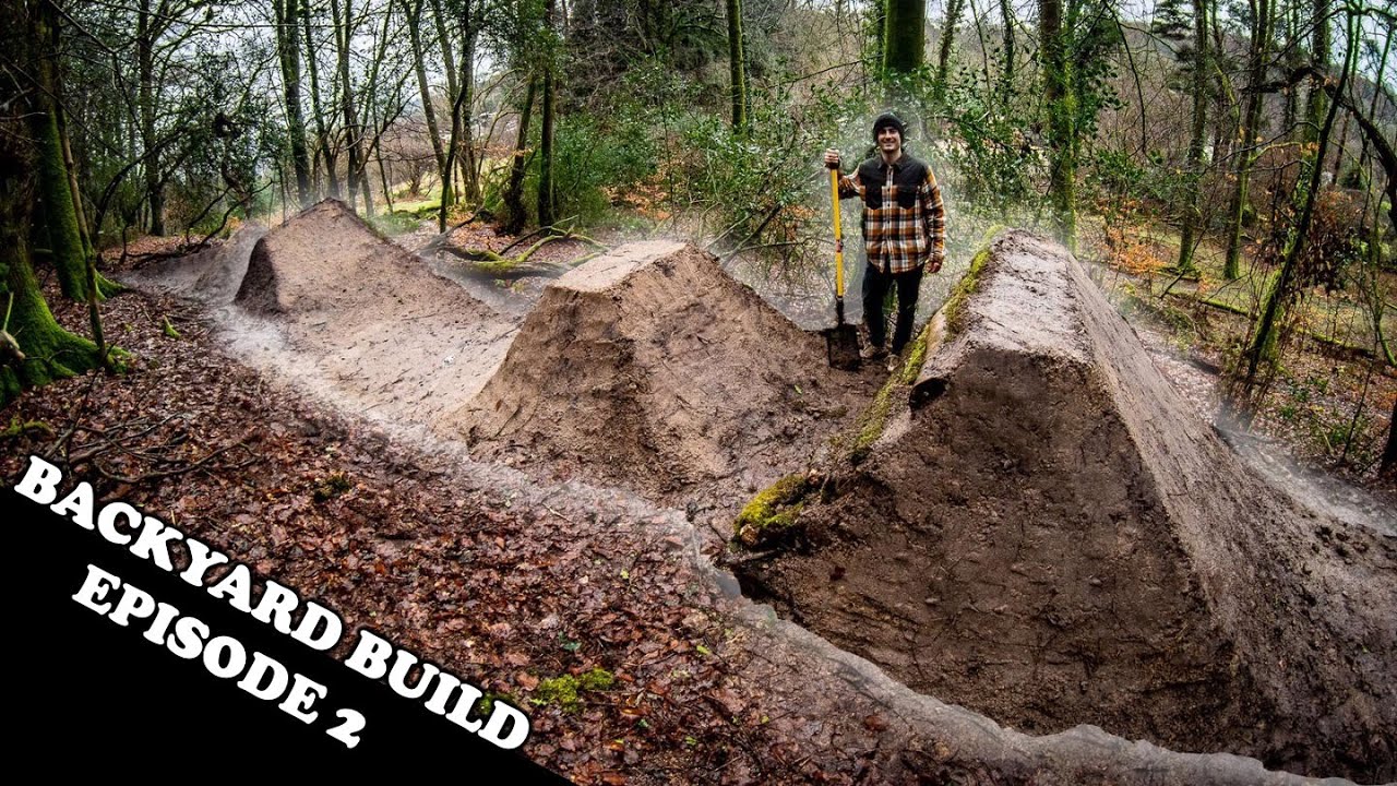BACKYARD DIRT JUMP BUILD - EPISODE 2!