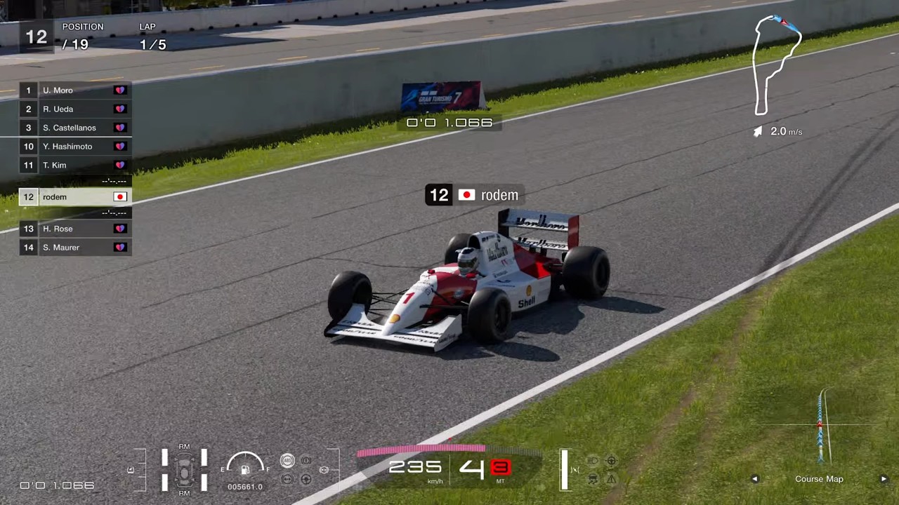 GT7 激遅太郎はF3500-aで遊ぶ。ミシュランレースウェイロードアトランタ - 2026_2_17