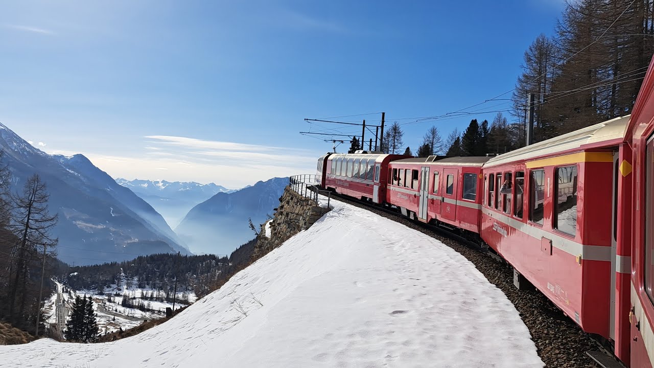 Il Trenino Rosso del Bernina 4K