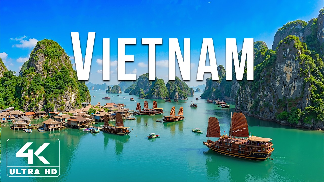 Vietnam 4K | Discover Timeless Beauty – Emerald Bays, Rice Terraces & Majestic Mountains