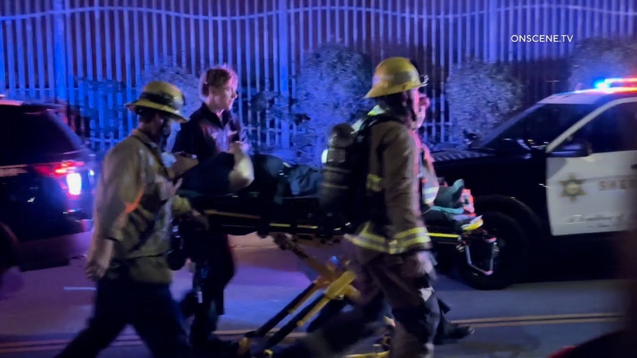 Firefighter Injured When Train Ran Over Hose Line