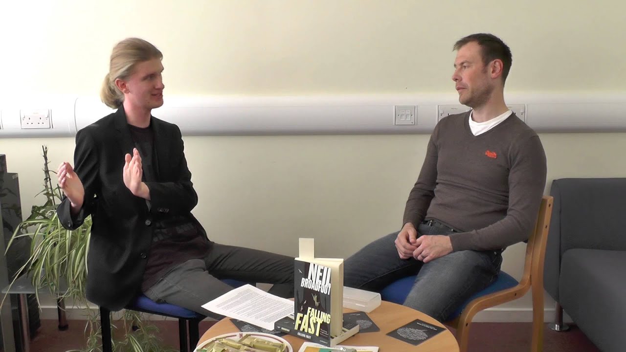 Neil Broadfoot interviewed by Alex Henry for DURA at the 2014 Dundee Literary Festival