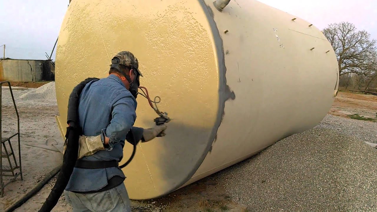 Heavy Duty Painting oil tank restoration part 2