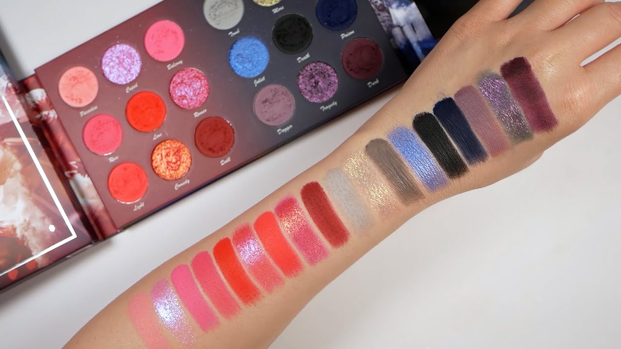 Nomad Verona Love & Death Palette Live Swatches