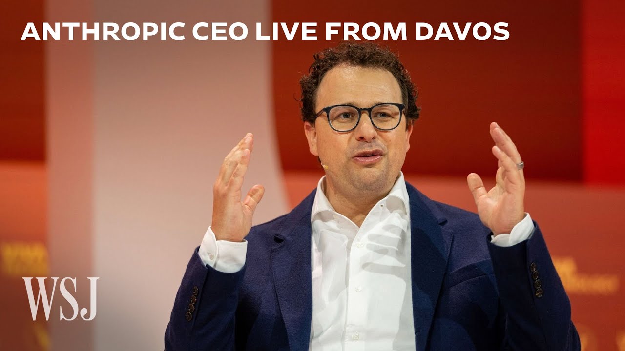 Watch Live: Anthropic CEO Dario Amodei From World Economic Forum | WSJ