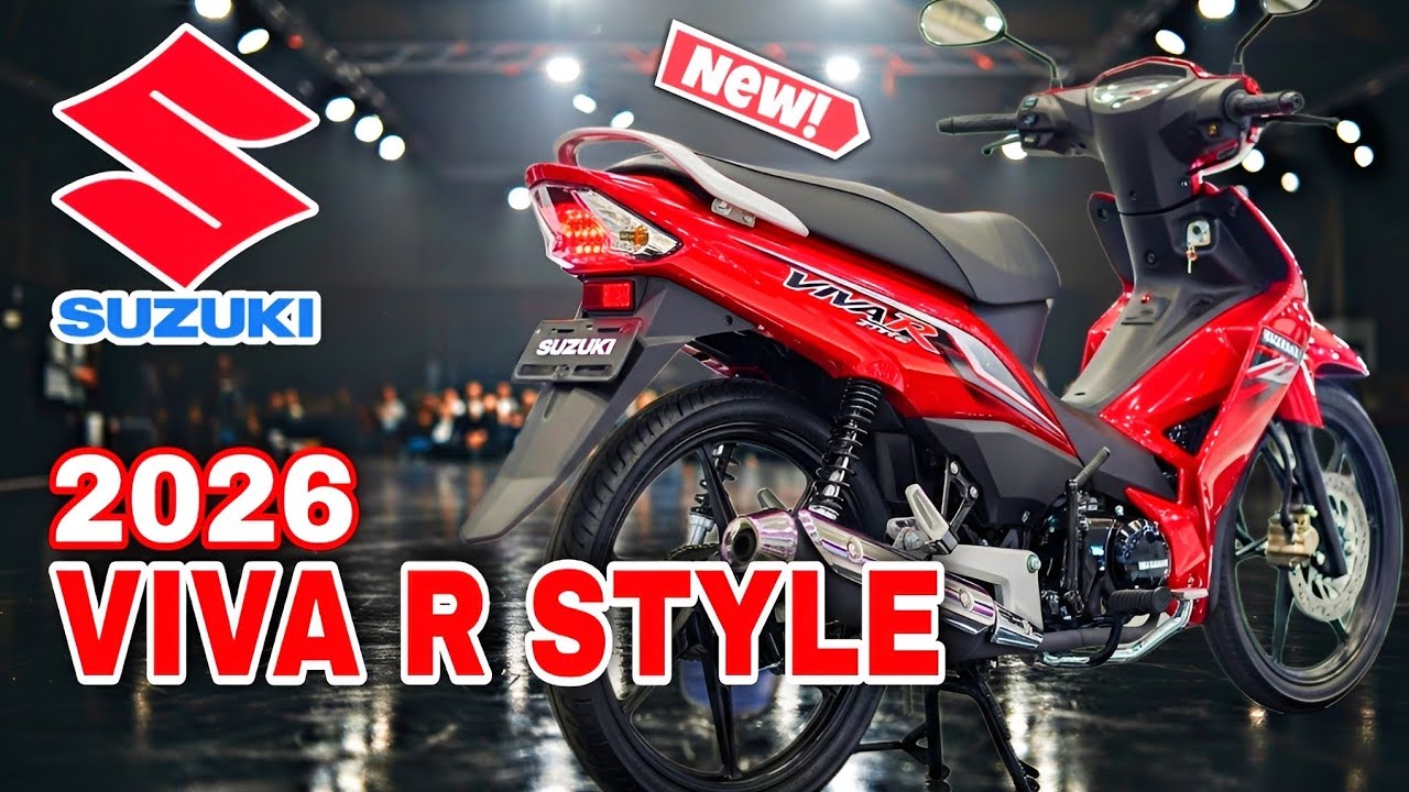 🚨РАСКРЫТ ДИЗАЙН SUZUKI VIVA R 2026? – Стильный Underbone возвращается?