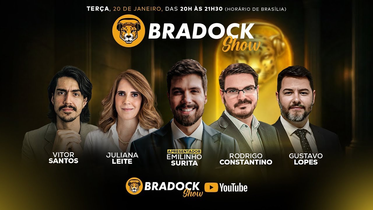 Bradock Show 20/01/26 - Emilinho Surita, Constantino, Ju Leite, Vitor Santos e Gustavo Lopes