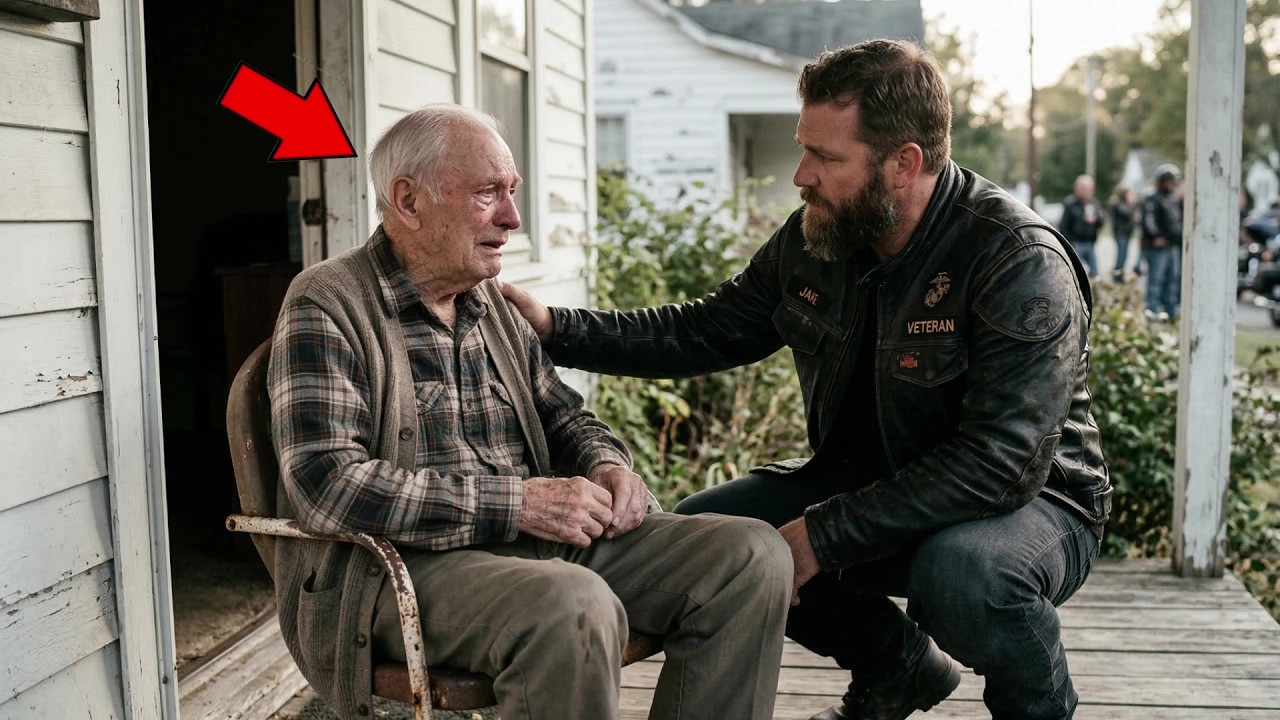 88-Year-Old Vet Hadn't Left His House in 4 Years—Neighbor Told a Biker and Then His Life Changed