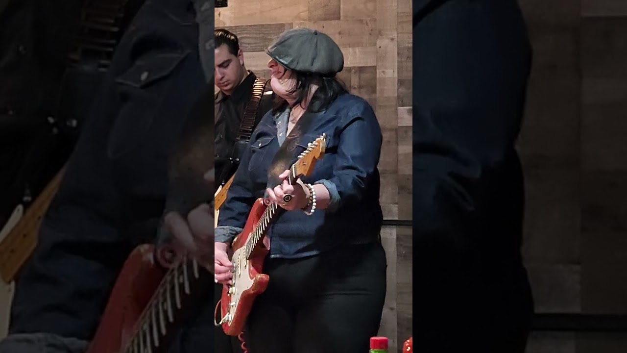 Laura Chavez with Chickenbone Slim, @ Poor House, San Jose, w/ Magic Sam-like groove Wild Eyed Woman