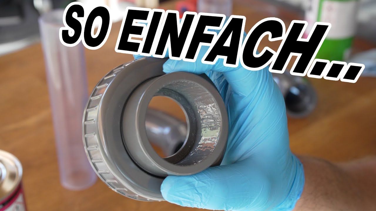 PVC Rohr richtig verkleben: Schritt für Schritt Anleitung!