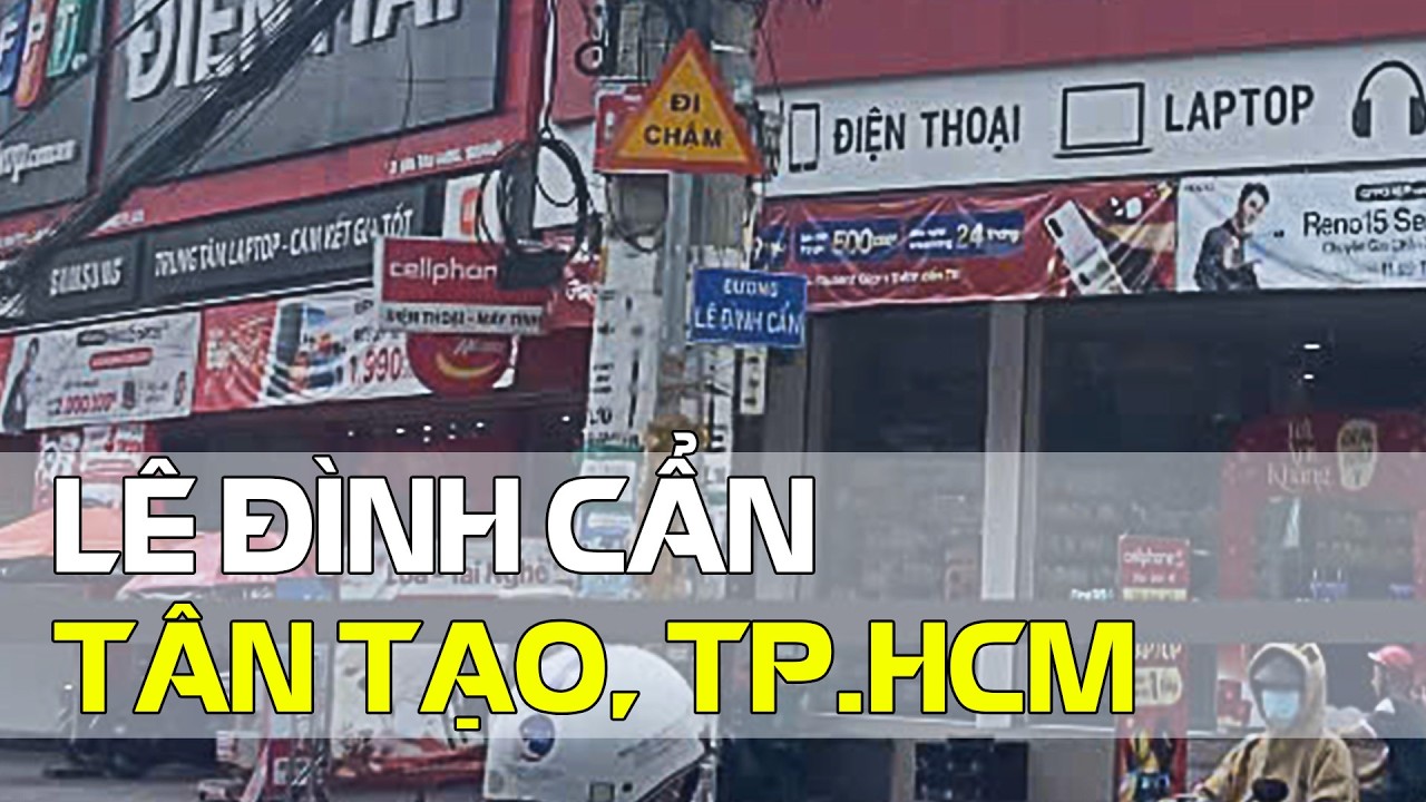 Đường Lê Đình Cẩn - Tân Tạo - Tp.HCM #asmr #tphcm #duongphosaigon 