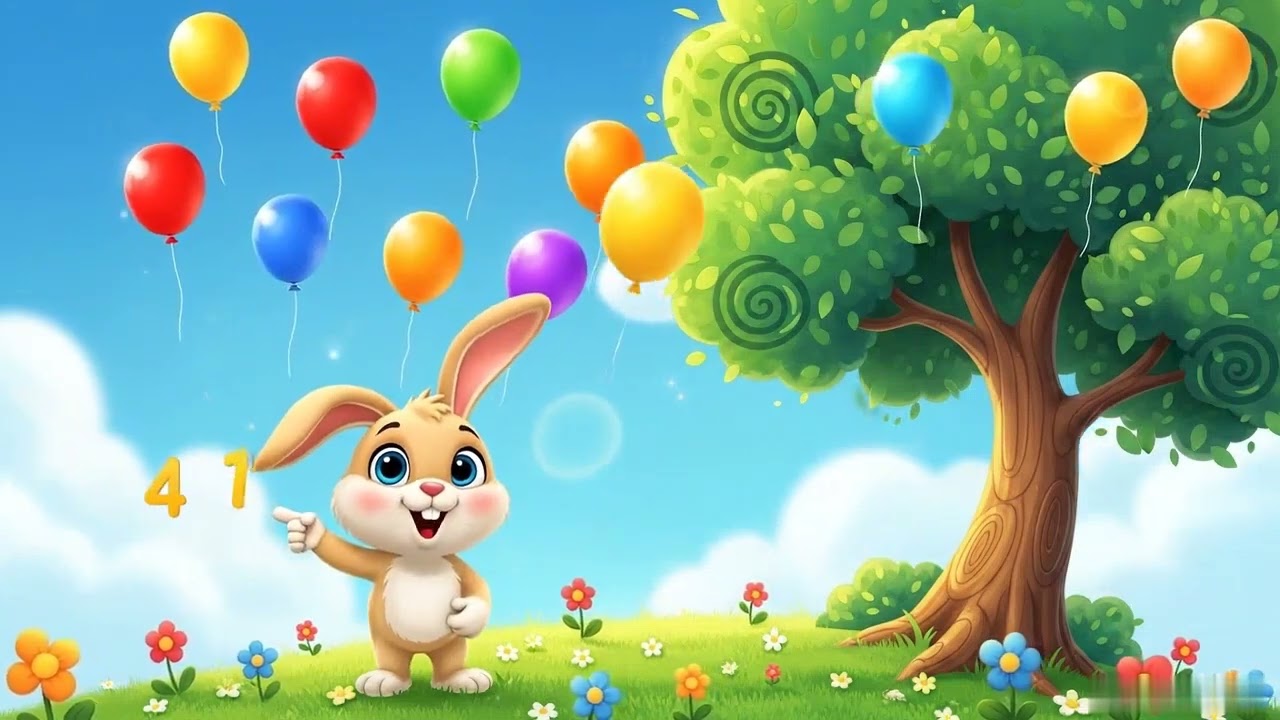 Counting 1 to 9 | Fun & Colorful Kids Cartoon for Toddlers | Learn Numbers