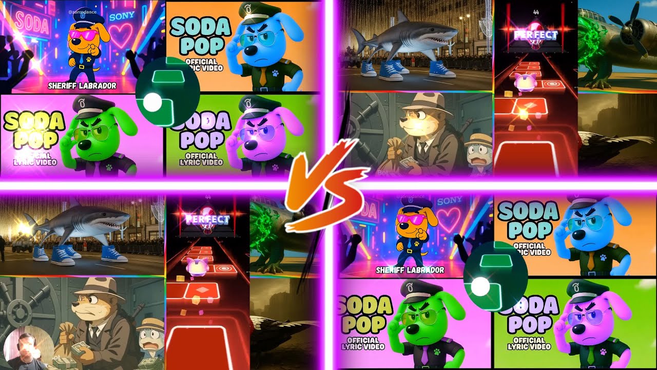 BRAINROT FOOTBALL🆚BRAINROT PARADE🆚ASSASINO - Tiles Hop EDM Rush!