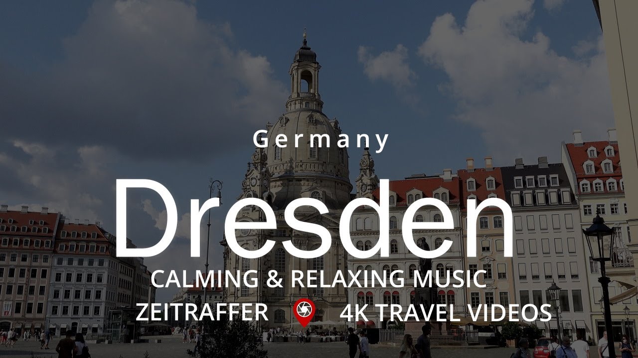 Dresden City Walk Zwinger Semperoper Schloss Frauenkirche Altstadt Достопримечатель...