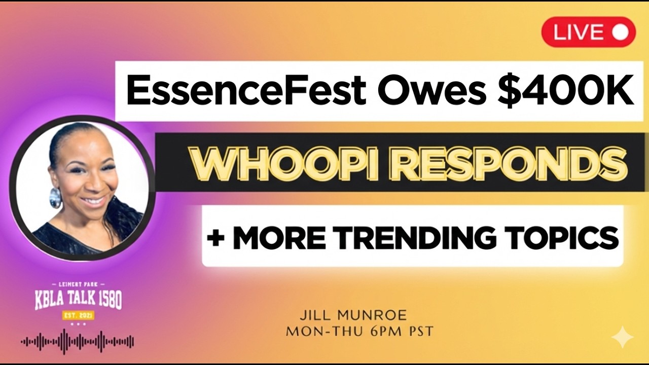 Whoopi Responds to Epstein Docs + EssenceFest Owes $400K