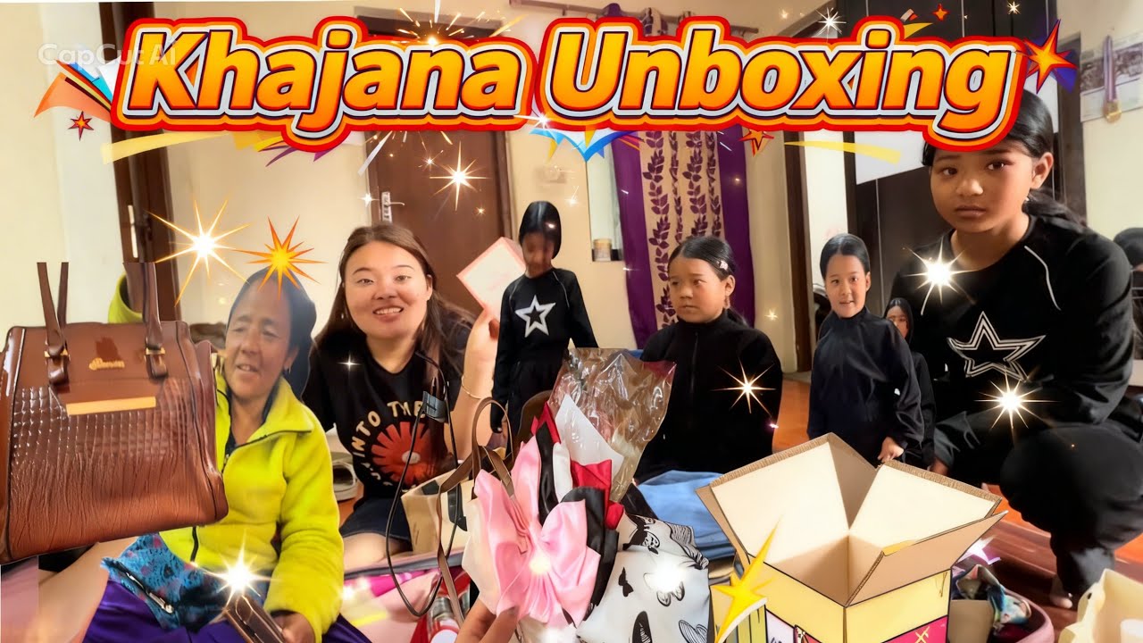 Dubai ko khajana unboxing everything unexpected 😆😆#supportmychannel #nepalivlogger #smallyoutuber