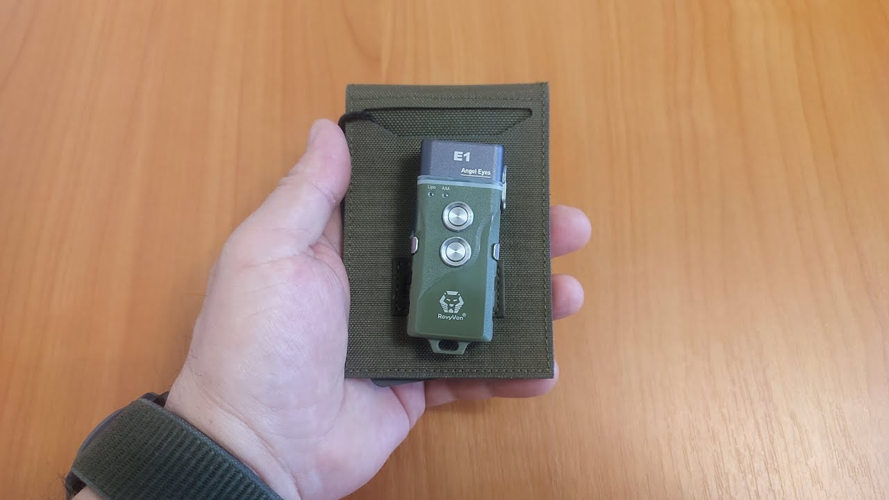 Распаковка и краткий обзор EDC фонаря RovyVon Angel Eyes E1